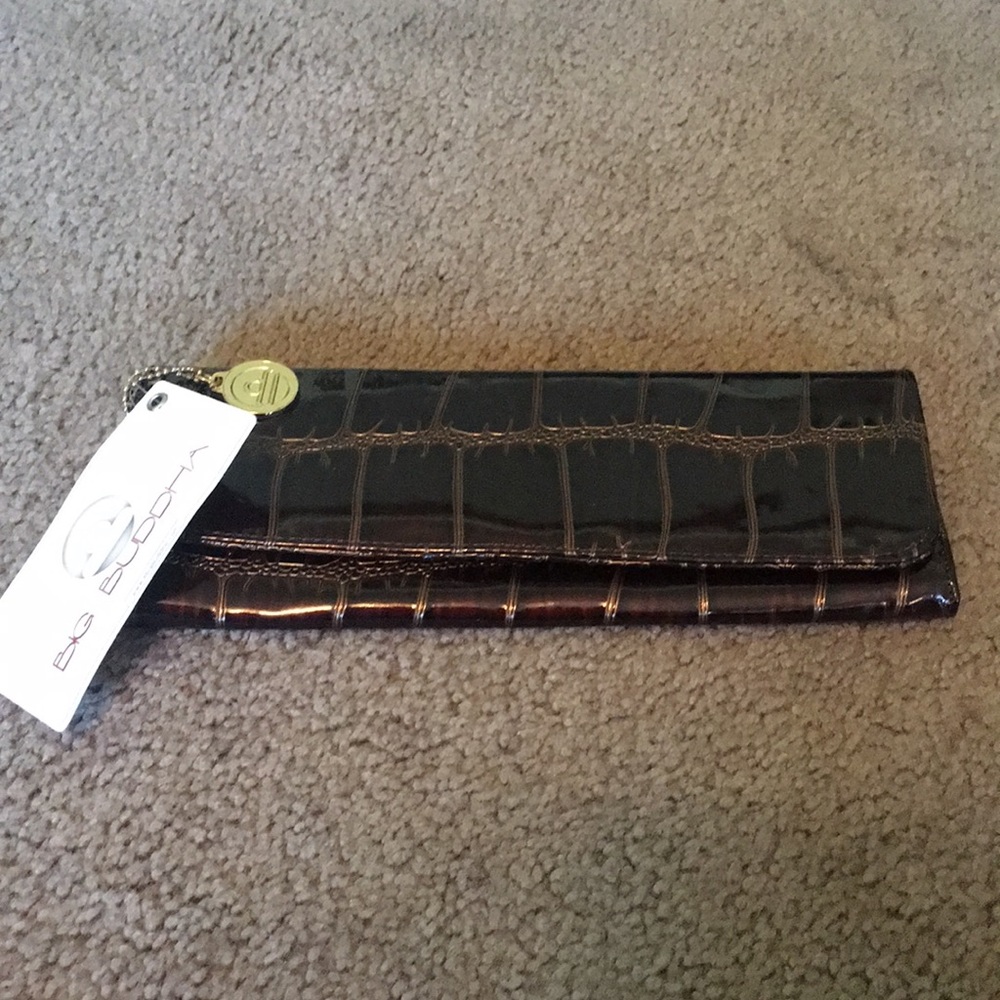 New with tags Big Buddha clutch